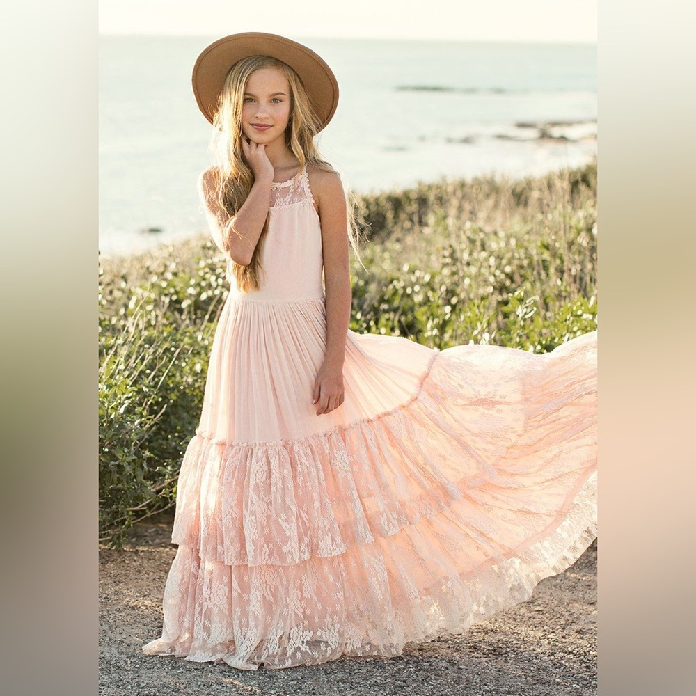 NWT Joyfolie Catrin Dress in Shell with Lace